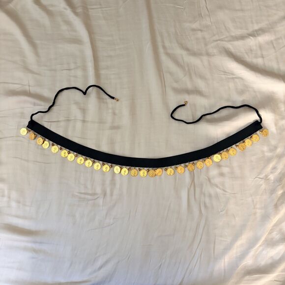 Her Pony Dahlia Jingle Belt in Black/Gold NEW main image 6
